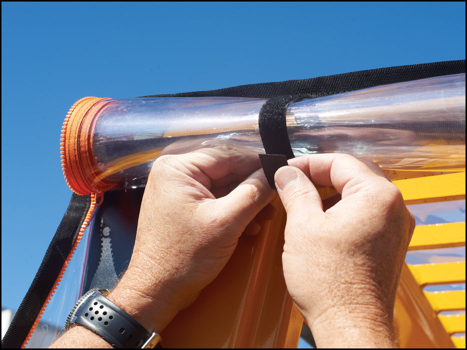 Atrium Full Forklift Enclosure Covers - Forklift Training Safety Products