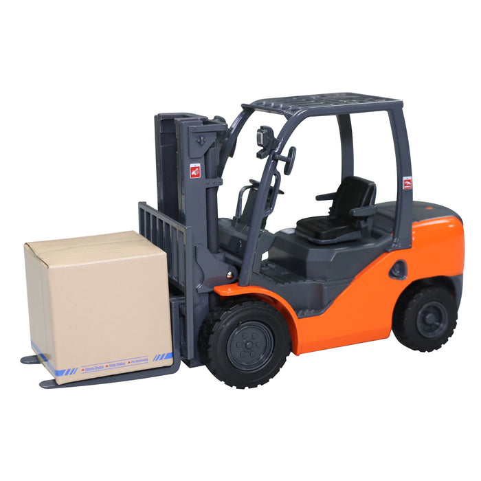 Orange Diecast Counterbalance Model Truck