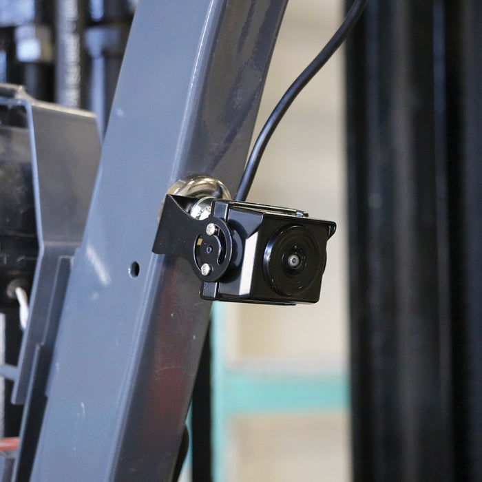 Tri-View 3-Way Wired AI Reverse Assist Forklift Camera System