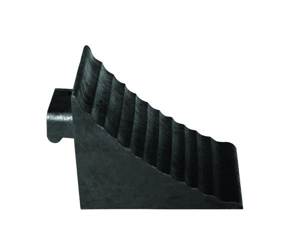 Rubber Wheel Chock w/ Integral Handle - Forklift Training Safety Products