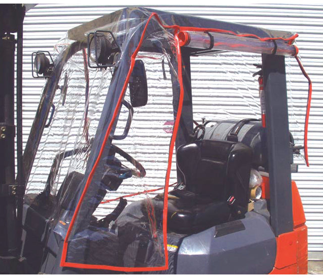 Atrium Full Forklift Enclosure Covers - Forklift Training Safety Products