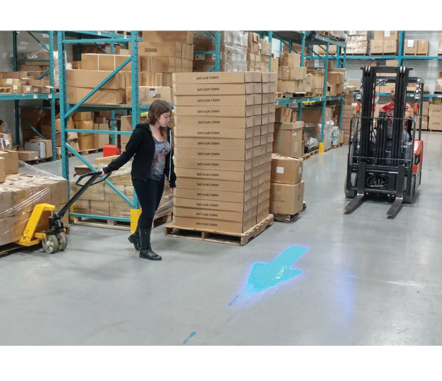 Arrow Blue / Red Light - Forklift Training Safety Products
