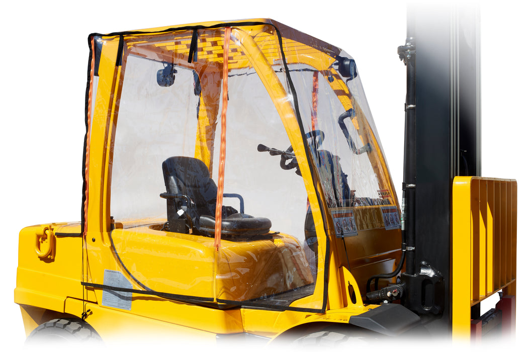 Atrium Full Forklift Enclosure Covers - Forklift Training Safety Products
