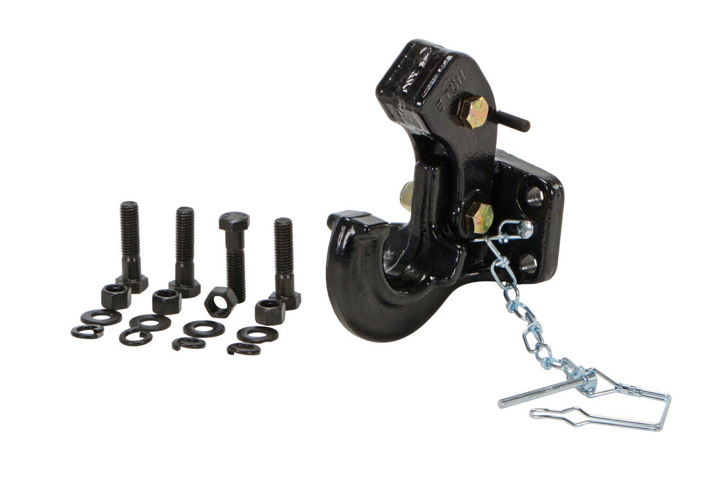 Fork Mounted Hook Base - Tow Ball Option & Pintle Option - Forklift Training Safety Products