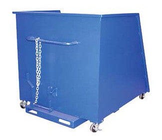 Open Ended Steel Dumping Hopper - Forklift Training Safety Products